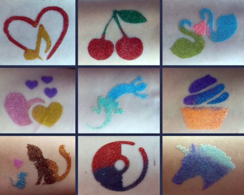 Brokaty do tatuaży brokatowych 5 ml NEON IRYS